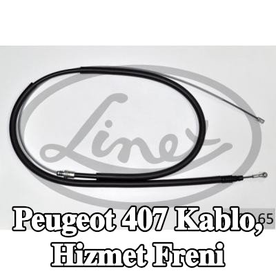 LINEX Kablo, hizmet freni — Peugeot 407