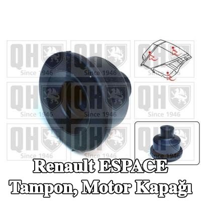QUINTON HAZELL Tampon, motor kapağı — 2010 Renault Espace