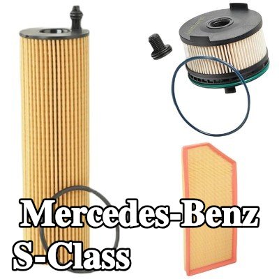 RIDEX مجموعة الفلاتر — Mercedes-Benz S-Class