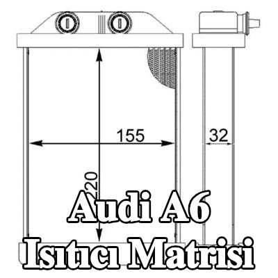 MAHLE Isıtıcı matrisi — 2002 Audi A6