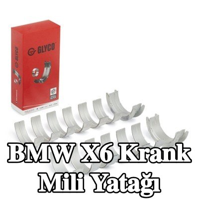 GLYCO Krank mili yatağı Bronz kaplı çelik arka — 2008 BMW X6