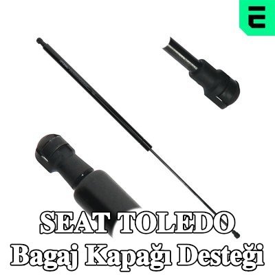 OPTIMAL Bagaj kapağı desteği 869mm — 2008 SEAT Toledo