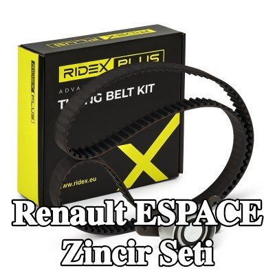 RIDEX PLUS Zincir Tahrik Kiti Diş Sayısı: 148, ara diskli, sabitleme/montaj malzemesi ile — 1990 Renault Espace