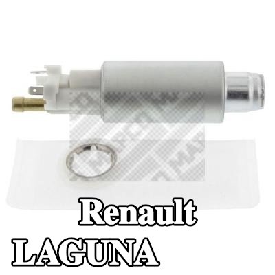 MAPCO مضخة وقود كهربائية, بدون حشيات/مانعات تسرب, مع مرشح أولي — 1995 Renault Laguna