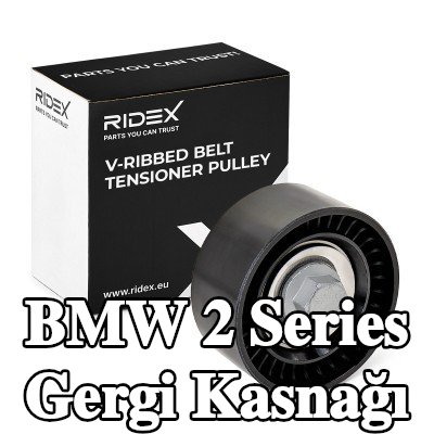 RIDEX Gergi kasnağı Dış Çap: 65mm, vida ile — BMW 2 Series