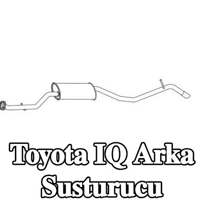 VEGAZ Arka susturucu — Toyota Iq