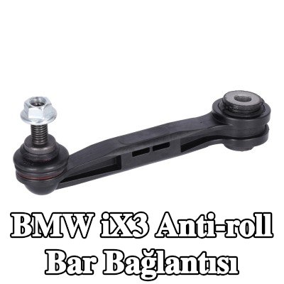 FEBI BILSTEIN Arka aks sol stabilizatör kolu, Arka Aks Sağ, 133mm, Plastik — BMW iX3