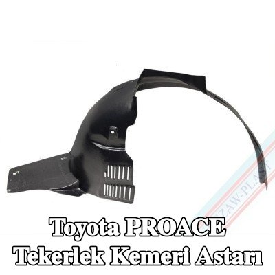 REZAW PLAST Tekerlek kemeri kaplaması Sağ Ön, Plastik — 2016 Toyota Proace