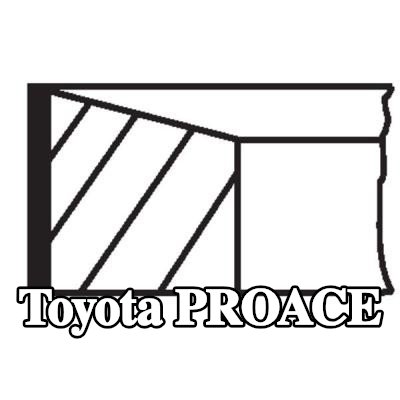 MAHLE مجموعة حلقات المكبس — 2018 Toyota Proace