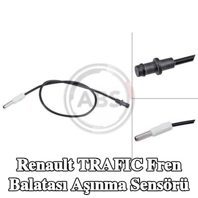 A.B.S. Fren balatası aşınma sensörü Ön Aks Sol, Ön Aks Sağ, Sol, Sağ — Renault Trafic
