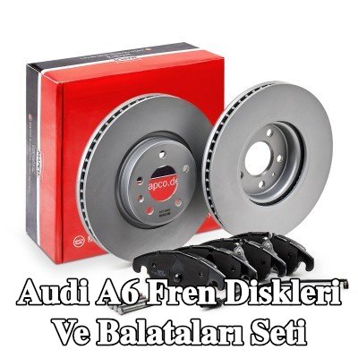 MAPCO Fren diskleri ve balataları seti Ön Aks, Havalandırmalı — 2012 Audi A6