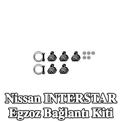 VEGAZ Egzoz bağlantı kiti — 2012 Nissan Interstar