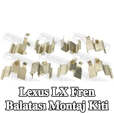 FEBEST Fren balatası montaj kiti Arka Aks — 2002 Lexus Lx