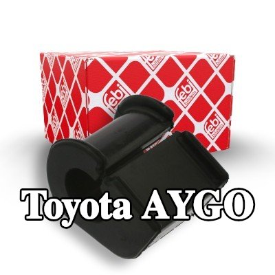 FEBI BILSTEIN جلبة قضيب مانع للانقلاب المحور الأمامي, داخلي, مطاط — Toyota Aygo