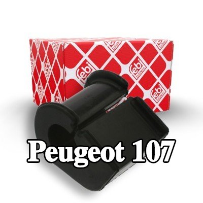 FEBI BILSTEIN جلبة قضيب مانع للانقلاب المحور الأمامي, داخلي, مطاط — Peugeot 107