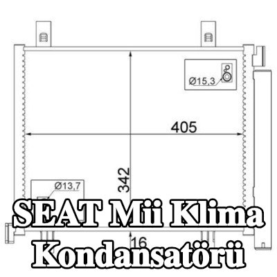 MAHLE Kurutuculu klima kondansatörü — SEAT Mii