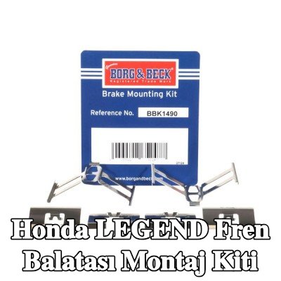 BORG & BECK Fren balatası montaj kiti — Honda Legend