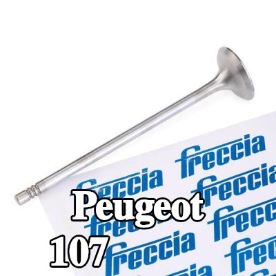 FRECCIA صمام العادم ساق صمام مطلية بالكروم — Peugeot 107