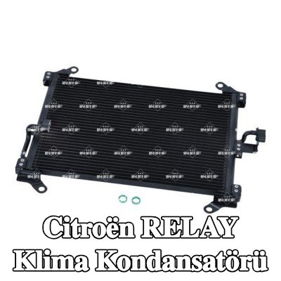 NRF Klima kondansatörü EASY FIT, conta halkası ile, azot dolgulu — 2000 Citroën Relay