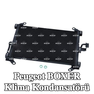 NRF Klima kondansatörü EASY FIT, conta halkası ile, azot dolgulu — 2000 Peugeot Boxer