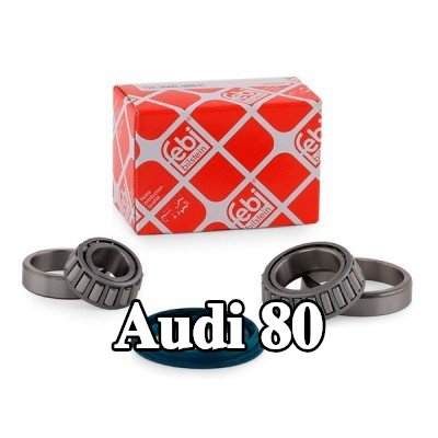 FEBI BILSTEIN طقم محمل العجلة للمحور الخلفي الأيسر, المحور الخلفي الأيمن, مع مانع تسرب العمود — 1990 Audi 80