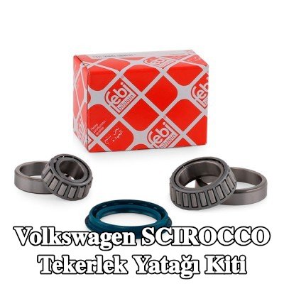 FEBI BILSTEIN Tekerlek yatağı kiti Arka Aks Sol, Arka Aks Sağ, mil contası ile — 1990 Volkswagen Scirocco