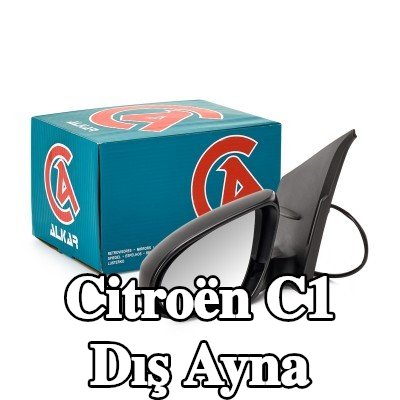 ALKAR Sol yan ayna, Elektrikli — Citroën C1