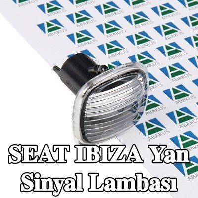 ABAKUS Yan sinyal lambası her iki taraf, Kristal berraklığında, ampul içermez, ampul yuvası olmadan — 2002 SEAT Ibiza