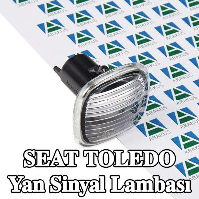 ABAKUS Yan sinyal lambası her iki taraf, Kristal berraklığında, ampul içermez, ampul yuvası olmadan — SEAT Toledo