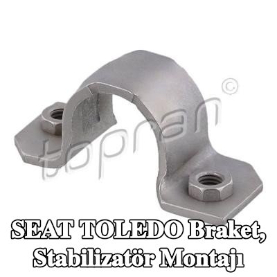 TOPRAN Braket, denge çubuğu yatağı Ön Aks Sağ — 2015 SEAT Toledo