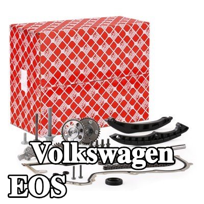FEBI BILSTEIN طقم سلسلة التوقيت مع شداد السلسلة, مع سكك انزلاقية — Volkswagen Eos