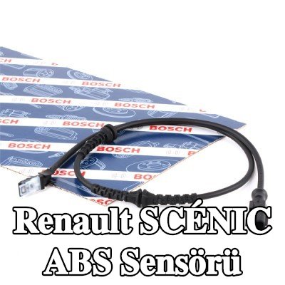 BOSCH ABS sensörü Arka Aks, kablo ile — 2012 Renault Scénic