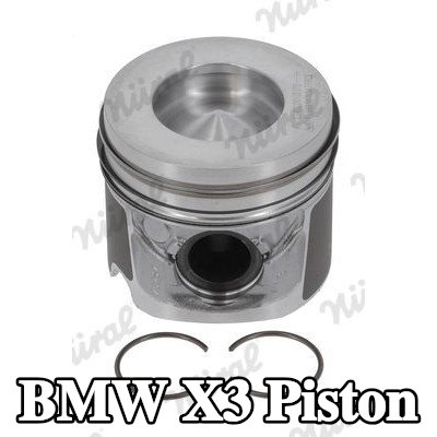 NÜRAL Keystone bağlantı kolu için piston, soğutma kanallı, piston segman taşıyıcısı ile — 2012 BMW X3
