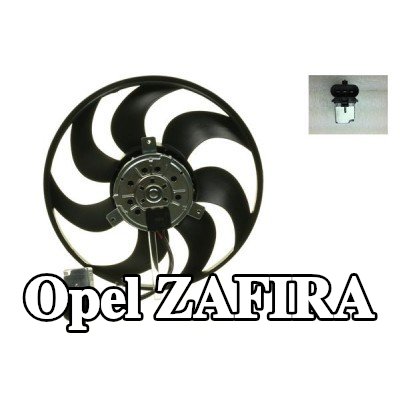 MAHLE مروحة, المبرد 315mm, بدون غطاء مروحة المبرد — 2000 Opel Zafira