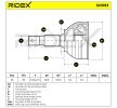RIDEX طقم مفصل CV جانب العجلة — Peugeot 607 (5)