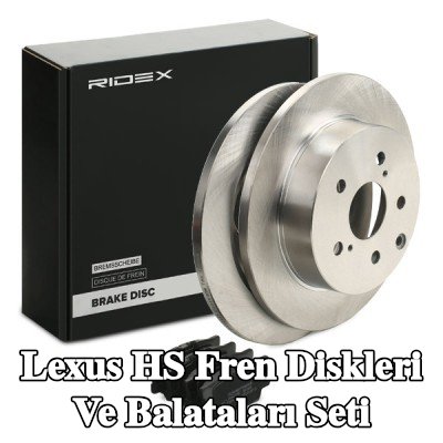 RIDEX Fren diskleri ve balataları seti Arka Aks, düz — Lexus Hs