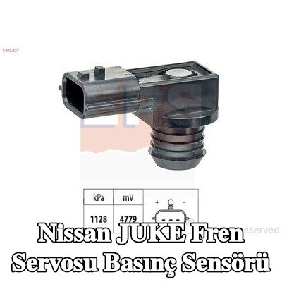 EPS Fren servosu basınç sensörü — Nissan Juke