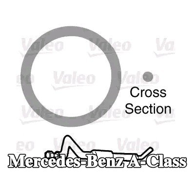 VALEO حشية مانعة للتسرب، أنبوب سائل التبريد — 2000 Mercedes-Benz A-Class