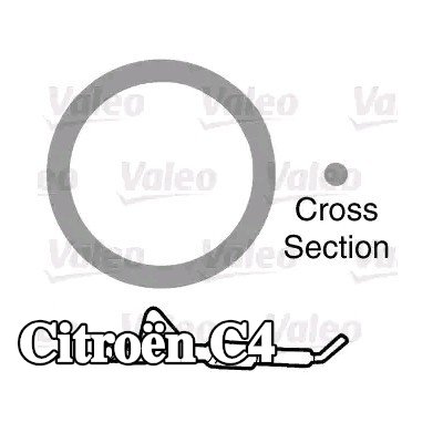 VALEO حشية مانعة للتسرب، أنبوب سائل التبريد — Citroën C4