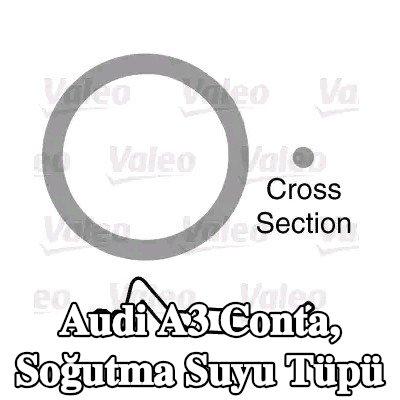 VALEO Conta, soğutma suyu tüpü — 2002 Audi A3