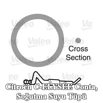 VALEO Conta, soğutma suyu tüpü — Citroën C-elysée