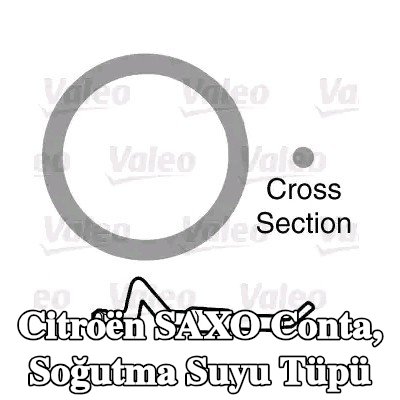 VALEO Conta, soğutma suyu tüpü — Citroën Saxo