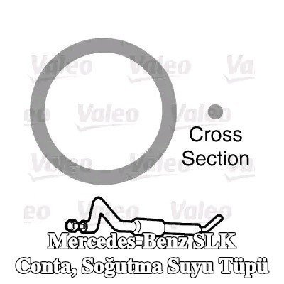 VALEO Conta, soğutma suyu tüpü — Mercedes-Benz Slk