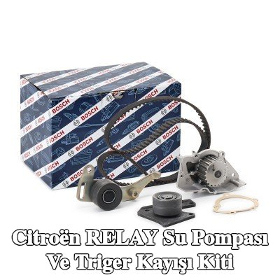 BOSCH Su pompası ve triger kayışı kiti Diş Sayısı: 136, Width: 25mm — 2000 Citroën Relay