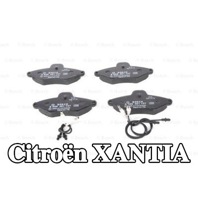 BOSCH مجموعة وسادات الفرامل 17mm — Citroën Xantia