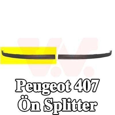 VAN WEZEL Ön splitter Sağ Ön — Peugeot 407