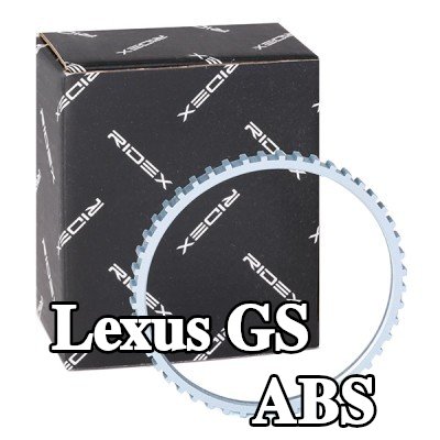 RIDEX حلقة مستشعر ABS المحور الأمامي, المحور الأمامي كلا الجانبين, المحور الخلفي كلا الجانبين — Lexus Gs