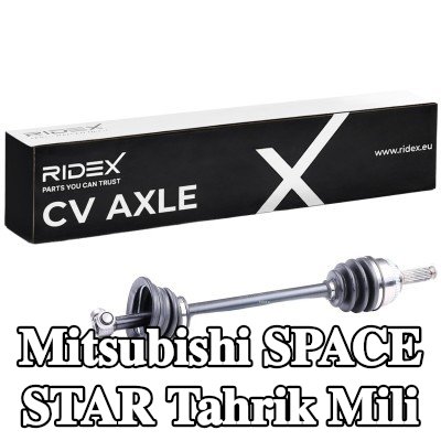 RIDEX Tahrik mili Ön Aks Sol, 627mm — Mitsubishi Space Star