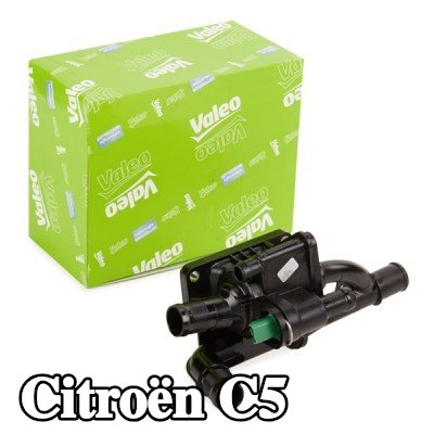 VALEO ثرموستات 83°C, مع حشيات/مانعات تسرب — 2009 Citroën C5
