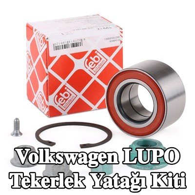 FEBI BILSTEIN Sol ön aks tekerlek yatağı kiti, Ön Aks Sağ, sabitleme/montaj malzemesi ile — Volkswagen Lupo